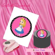 ALICE IN THE WONDERLAND CUPCAKE TOPPERS 7- IMAGEN PROMO